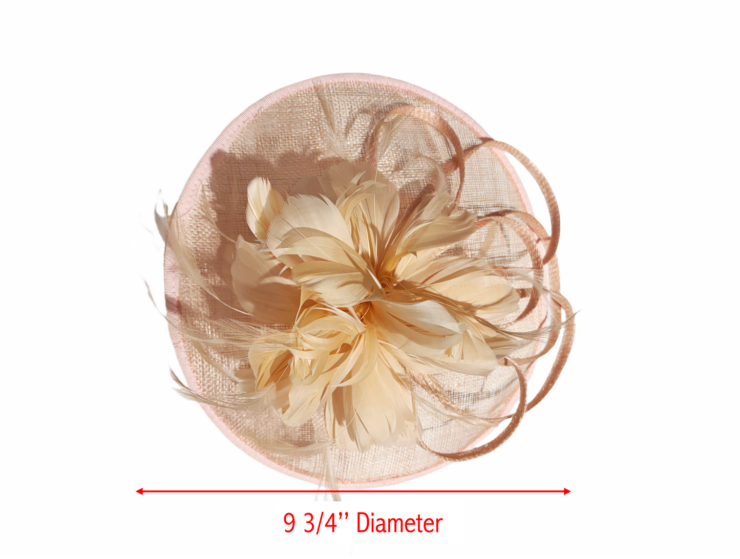 Women's Derby Tea Party Sinamay Fascinators with Feather Flower 6001