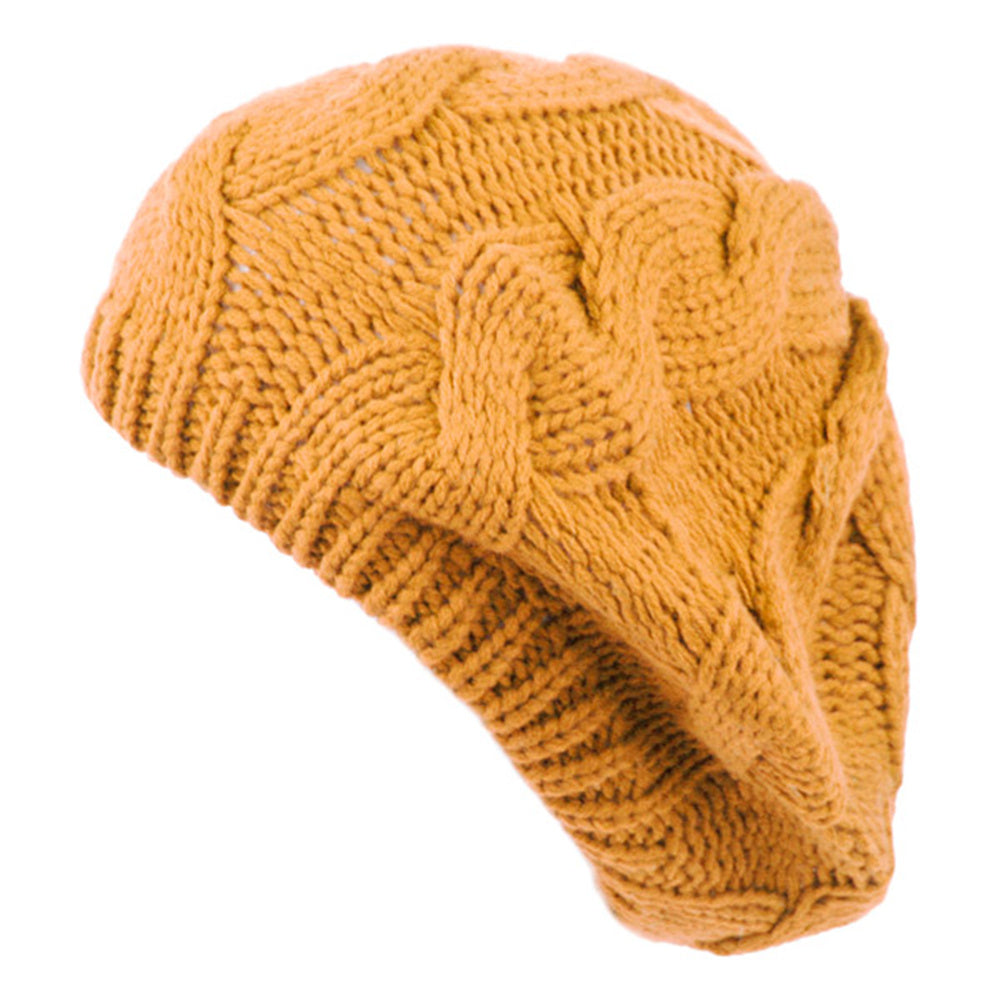 Women's Classic Crochet Knitted Beret L1709