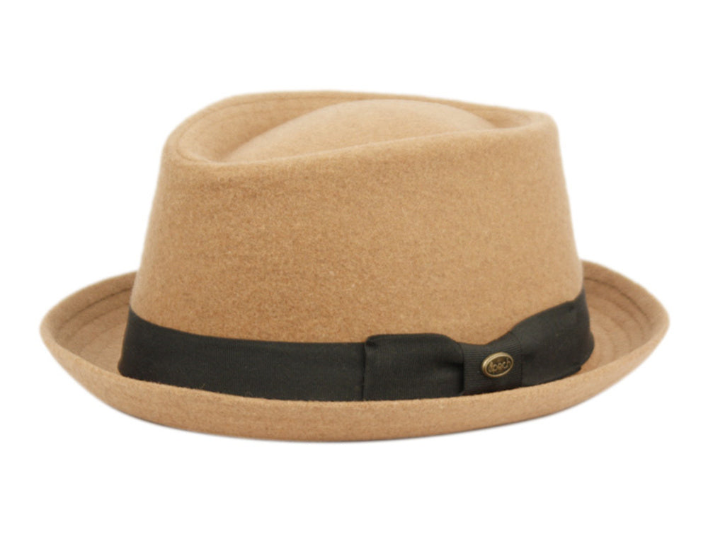 Diamond Shape Men's 100% Wool Felt Brim Fedora L2292