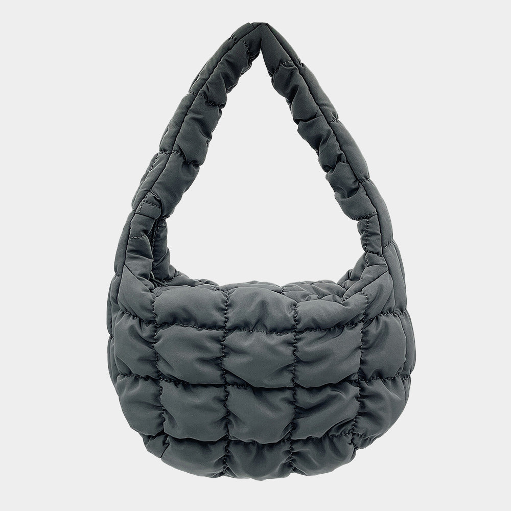 Lightweight Fashion Quilted Puffer Shoulder /Crossbody Bag (Small)