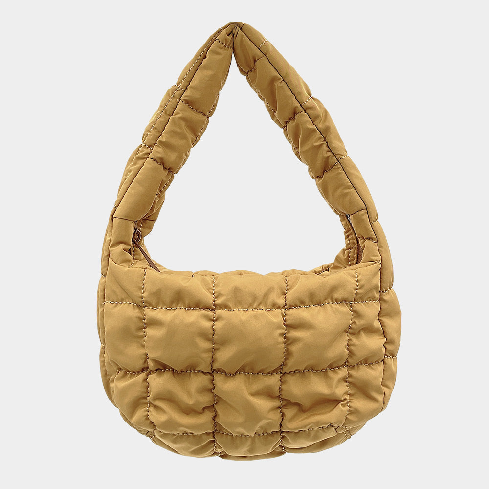 Lightweight Fashion Quilted Puffer Shoulder /Crossbody Bag (Small)
