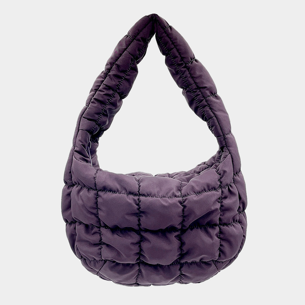 Lightweight Fashion Quilted Puffer Shoulder /Crossbody Bag (Small)