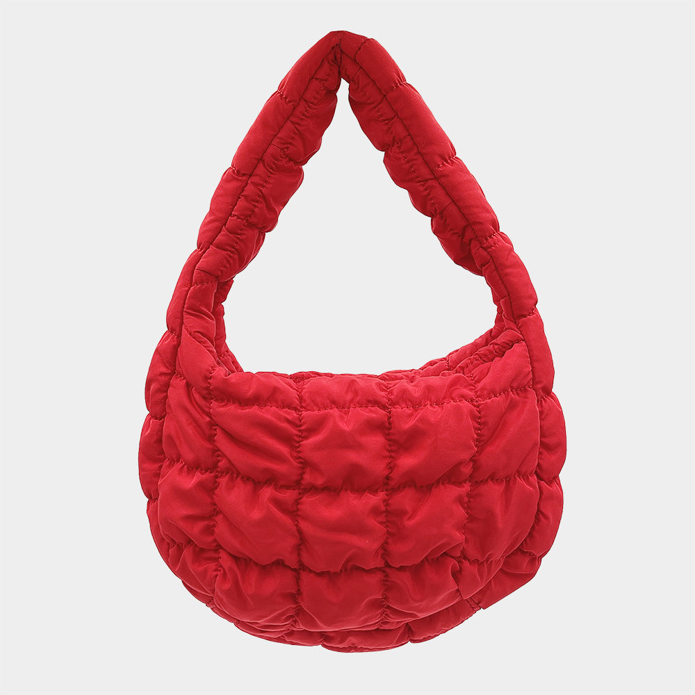 Lightweight Fashion Quilted Puffer Shoulder /Crossbody Bag (Small)
