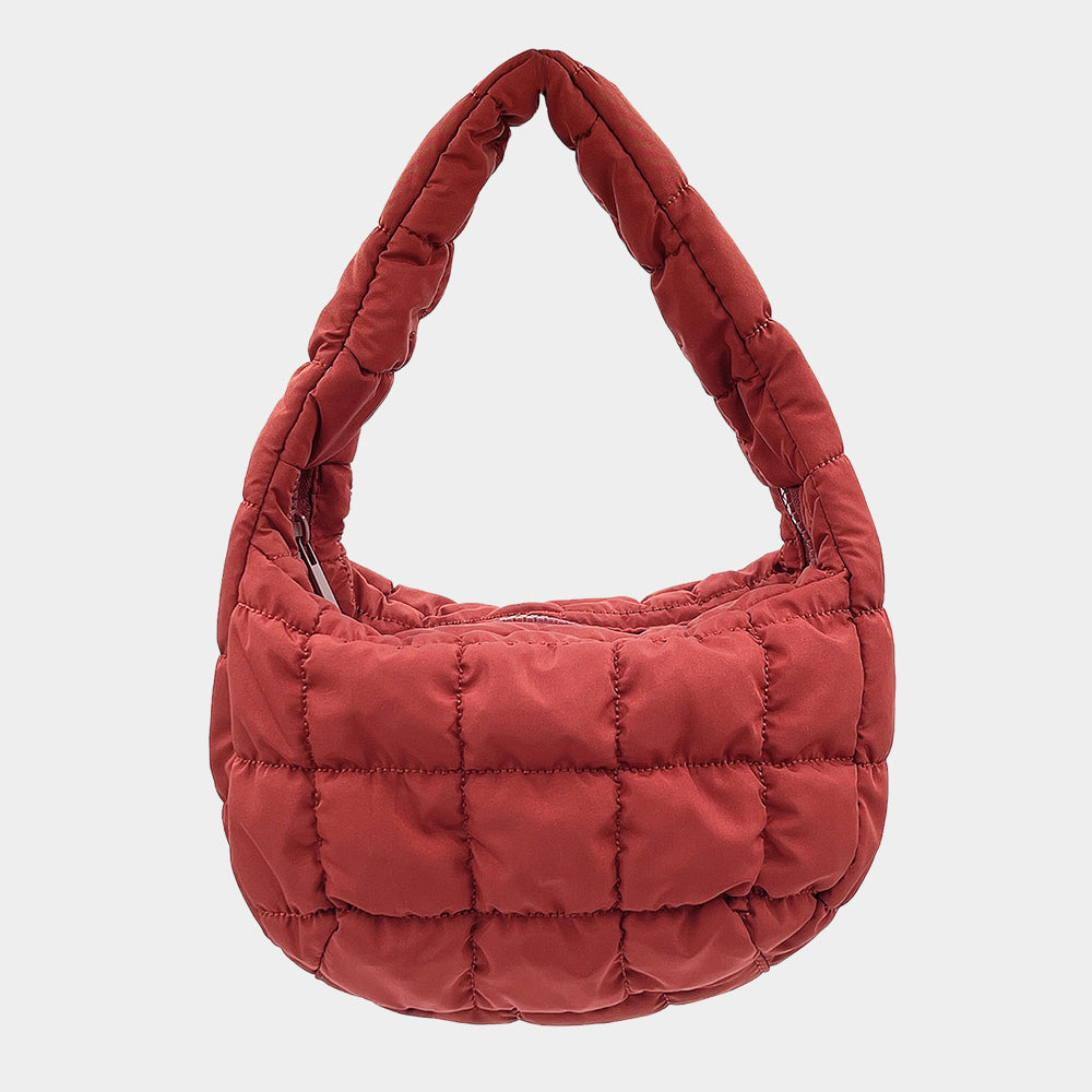Lightweight Fashion Quilted Puffer Shoulder /Crossbody Bag (Small)