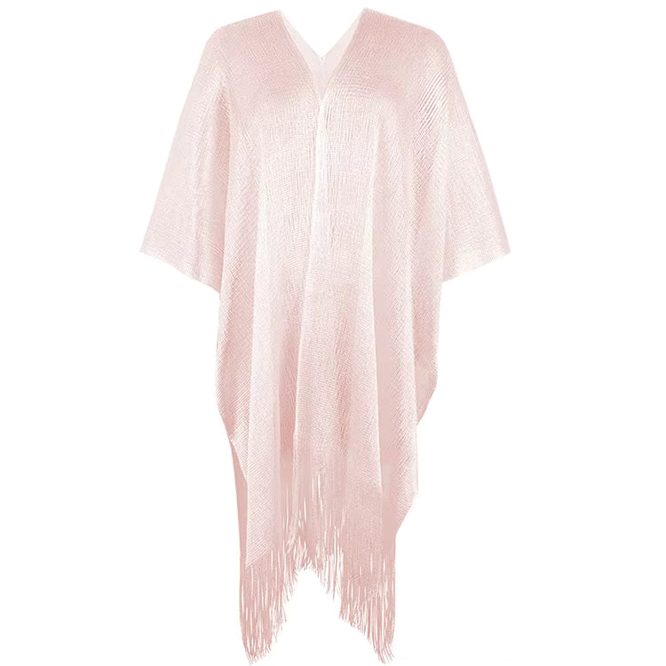 Knitted Cardigan Shawl Cover Up Fishnet Loose Fit