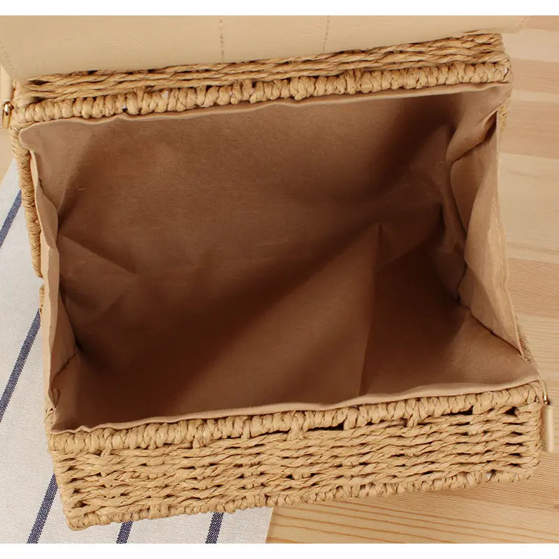 Women's Cotton Rope Handwoven Fashion Shoulder Bag Tote Beach Bag