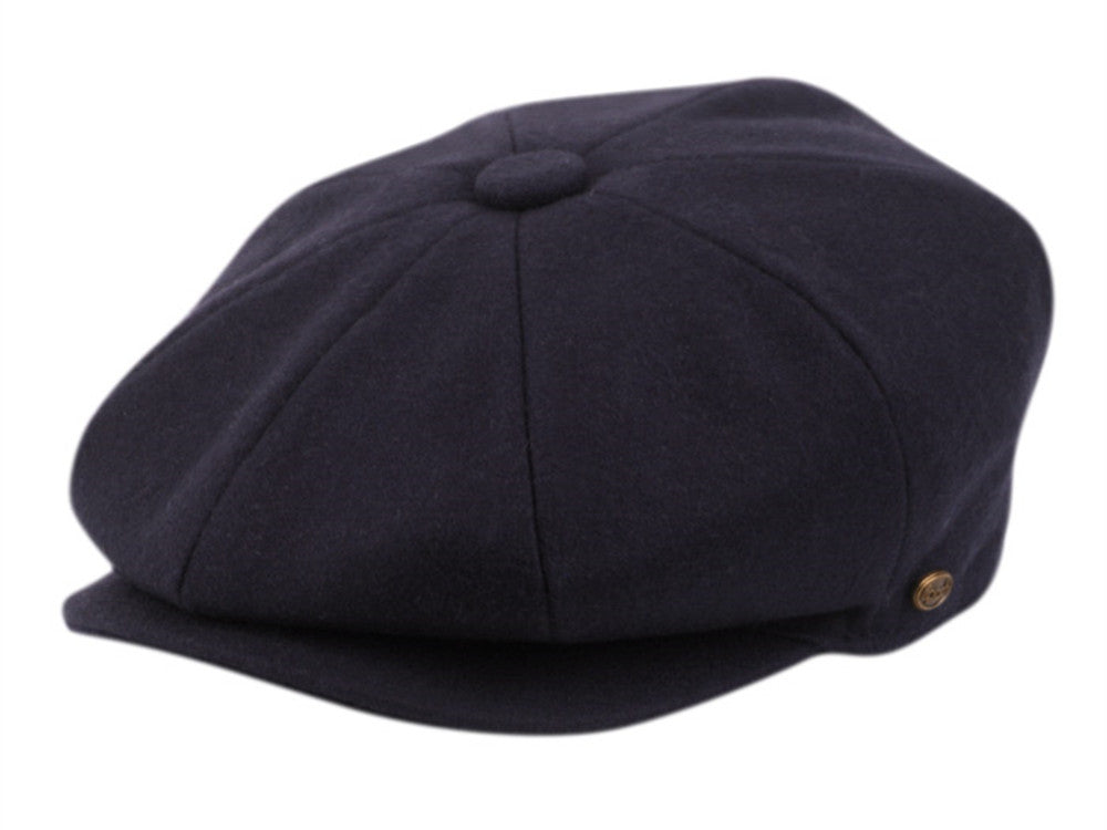 Newsboy Men's Cabbies Fall Winter Solid Classic Apple Wool Cap Golf Hat 1595