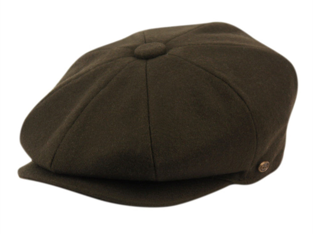 Newsboy Men's Cabbies Fall Winter Solid Classic Apple Wool Cap Golf Hat 1595