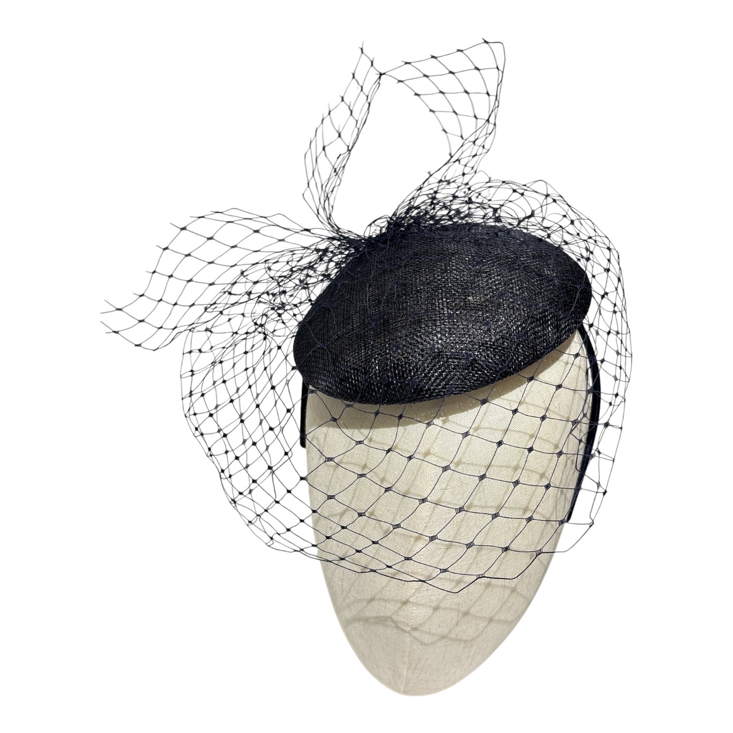 Sinamay Women's Church Derby Hats with Veil L6108