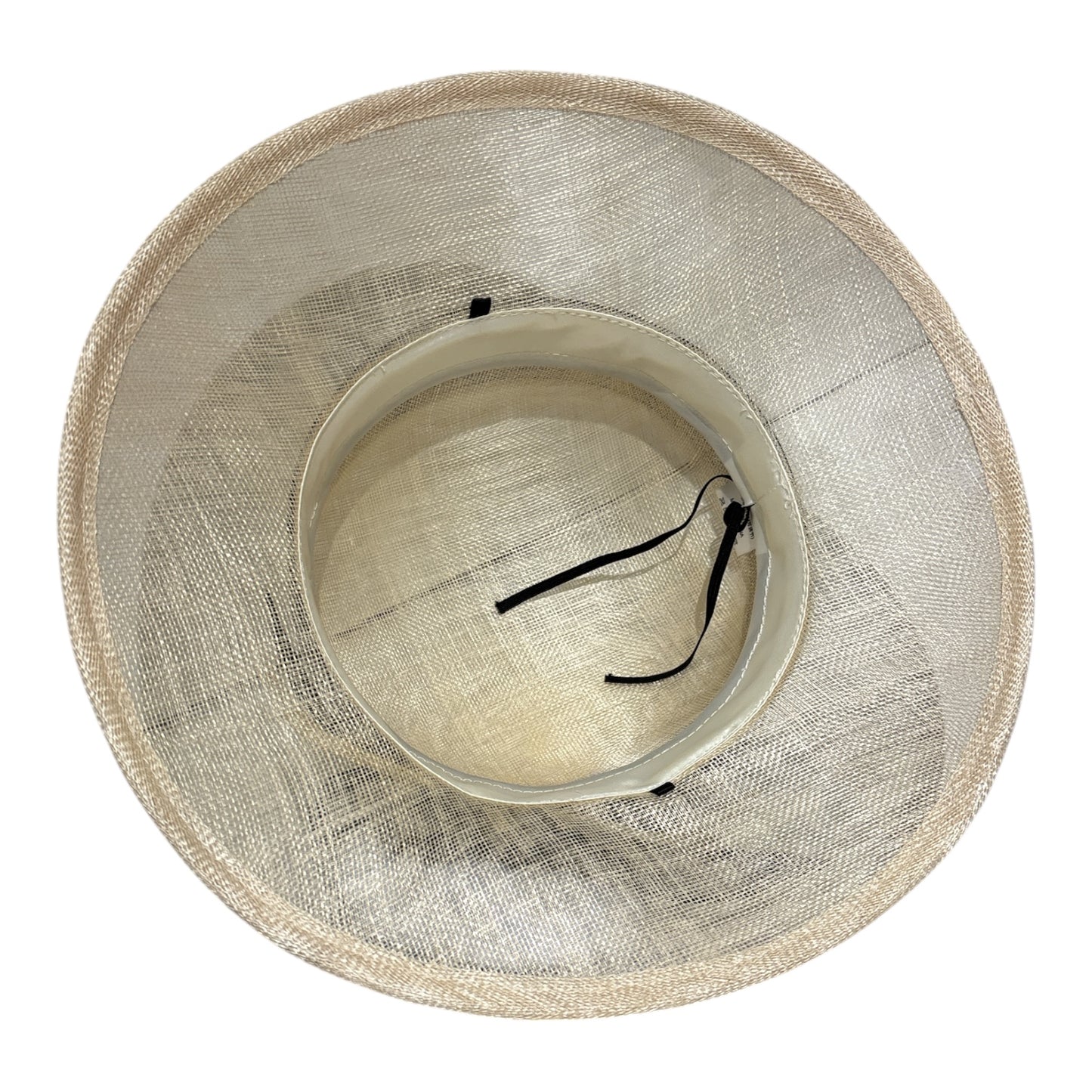 Women's Small Brim Two Tone Sinamay Church Hat L6011