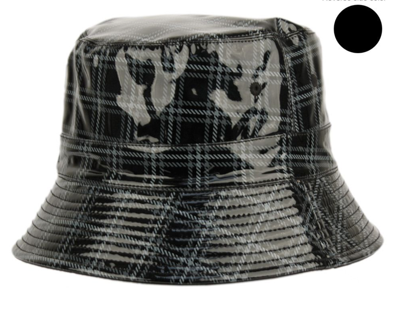Women's Packable reversible two sides Water Proof Rain bucket hats