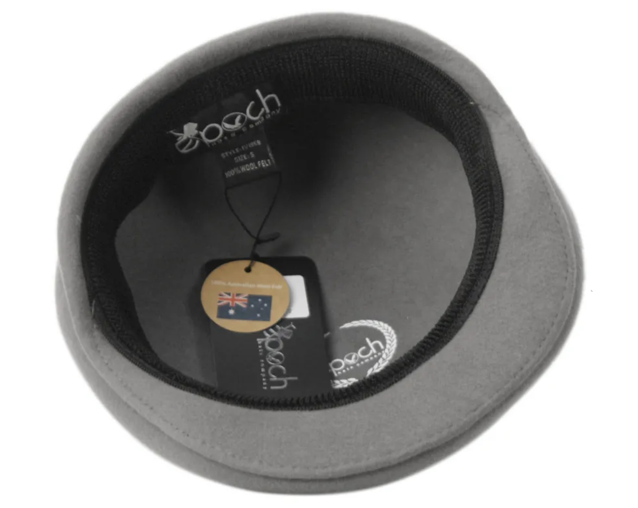 Men's Hard Shape Wool Felt Warm Ivy Caps L1959