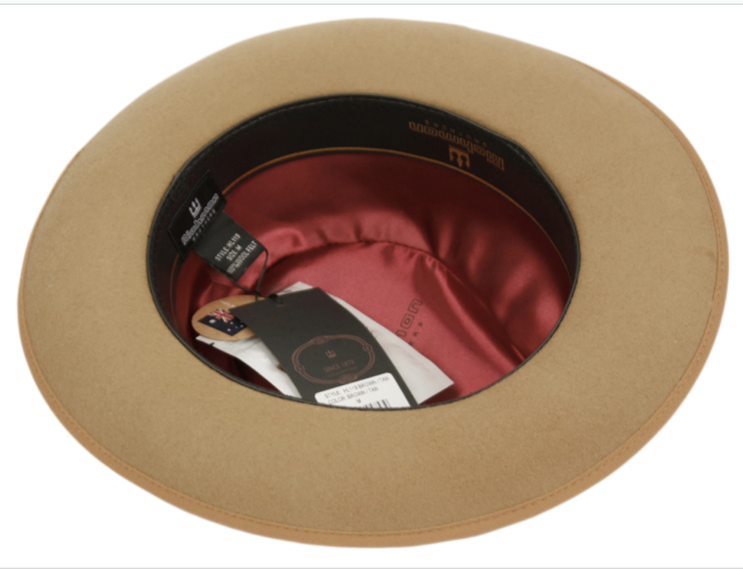 Men's Richman Brothers Wool Felt Fedora with satin lining LHL119