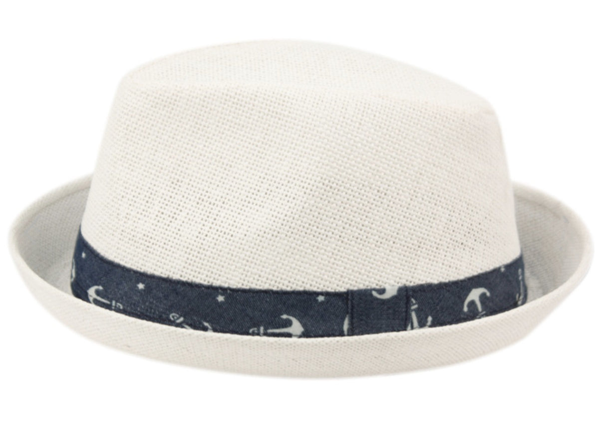 Kids Paper Straw Fedora