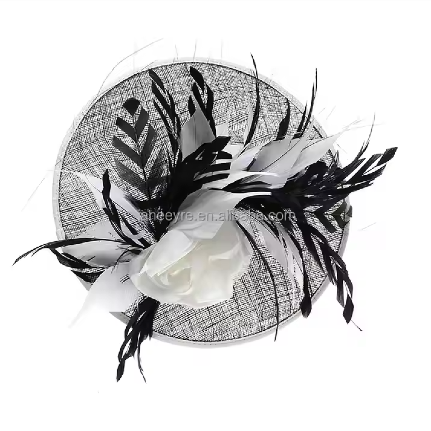 Women's Sinamay Tow Tone Fascinators With Feather 65556