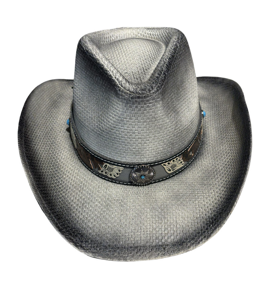 UPF 50+ Sun Protection Two Tone Cowboy Hat Ombre Color with Band 0014