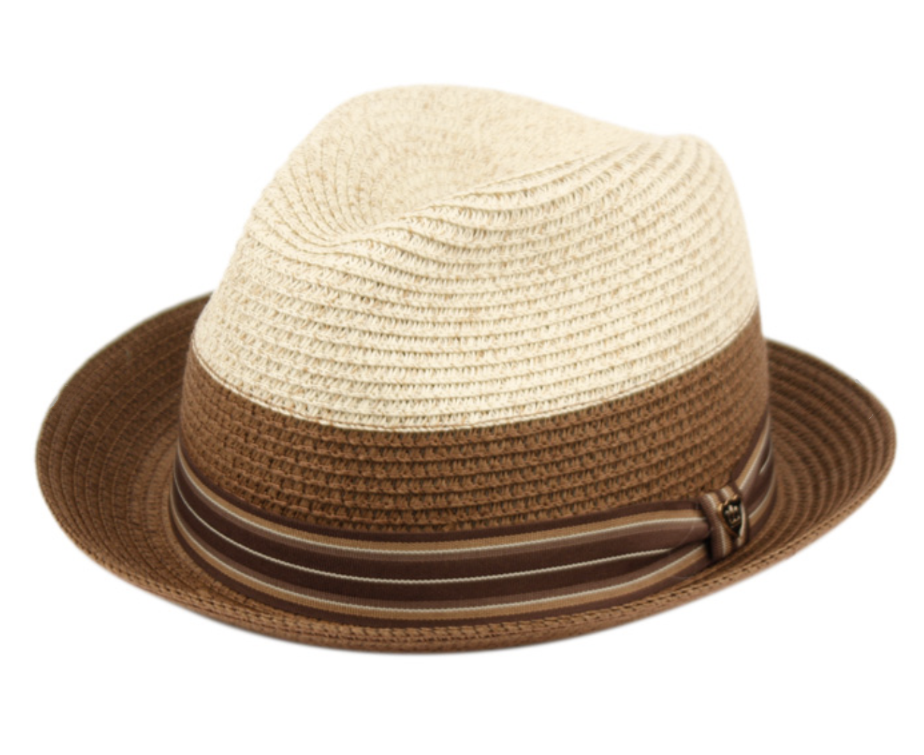 Richman Brothers Two Tone Polybraid Fedora Hat 4007
