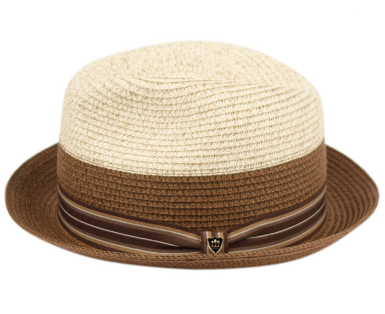Richman Brothers Two Tone Polybraid Fedora Hat 4007