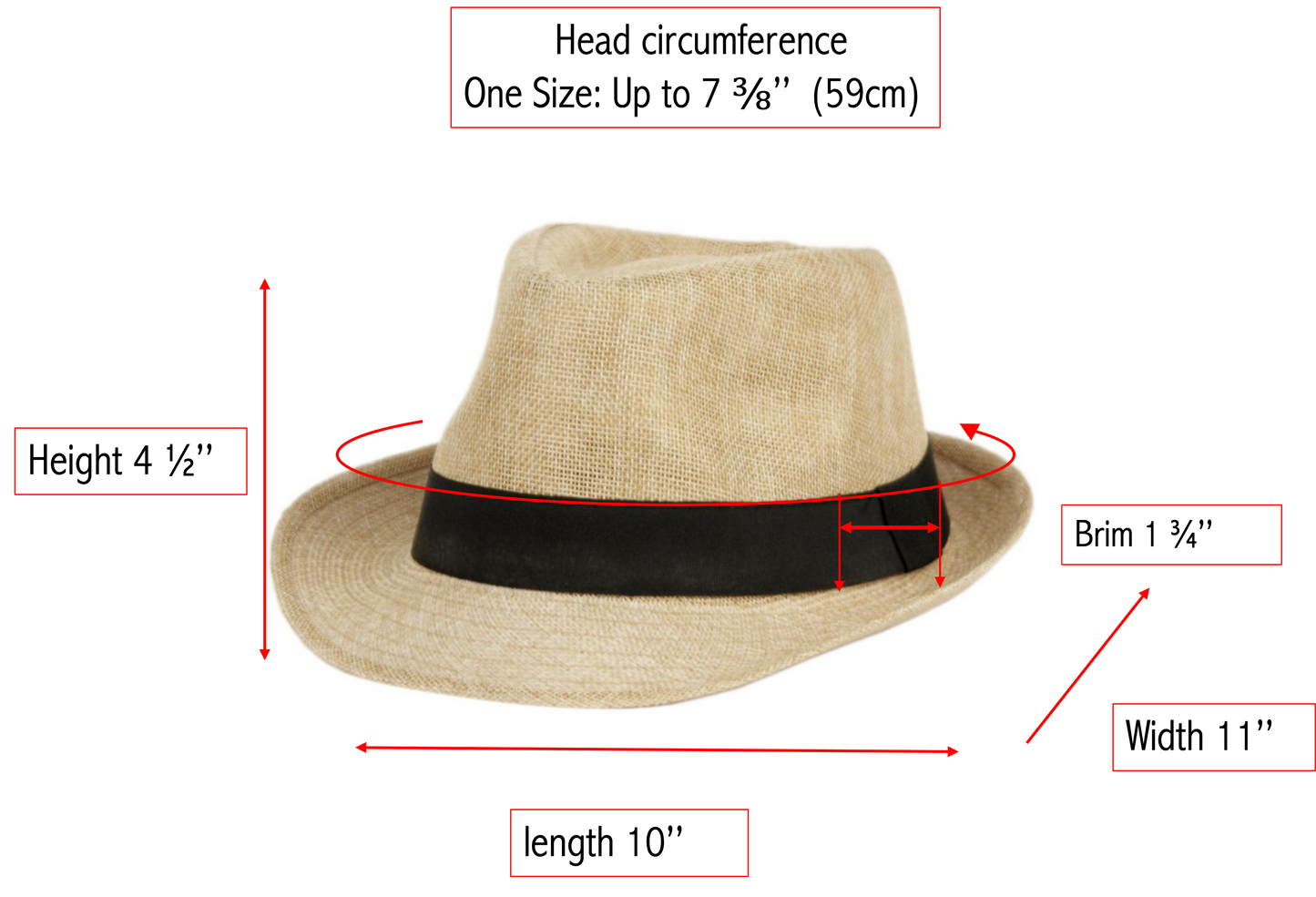 Men's 100% Linen Straw Hat For Spring Summer 6051