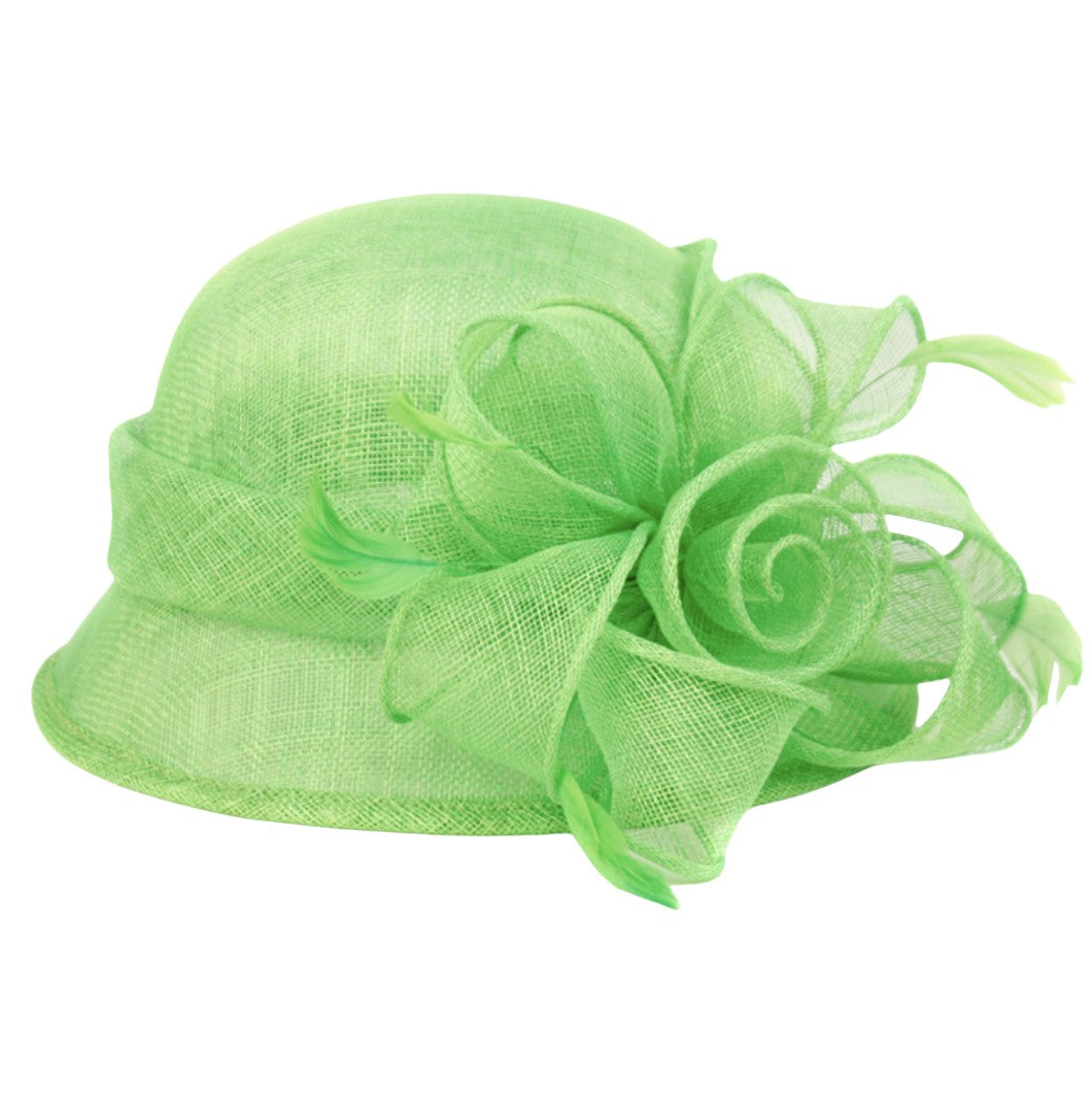Women's Small Brim Sinamay Dress Hat with adjustable drawstring