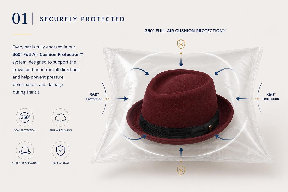 Diamond Shape Men's 100% Wool Felt Fall Winter Spring Brim Fedora with Band L2292
