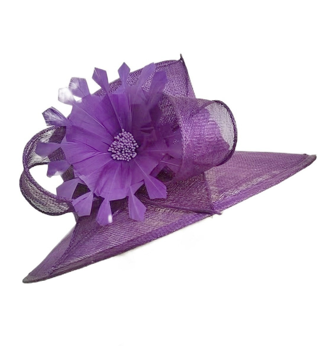 Women's Derby Tea Party 100% Sinamay Fascinator Hat 5001