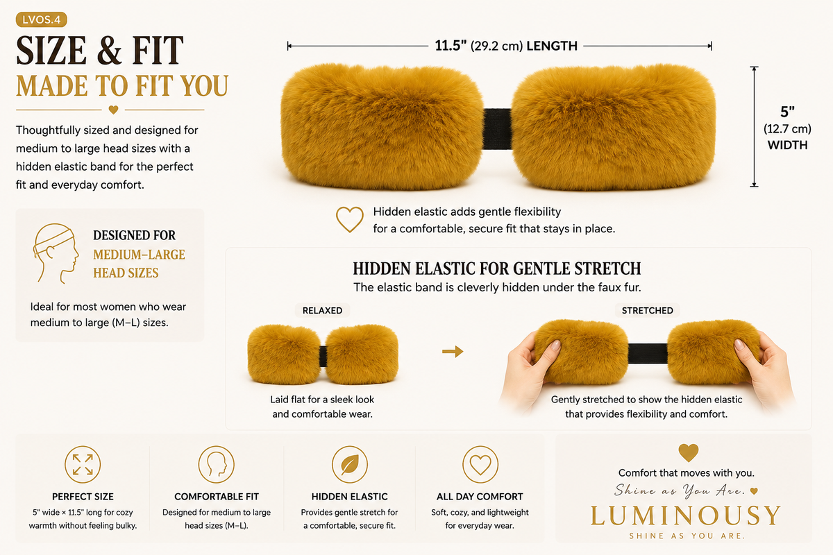 Winter Super Soft Faux Rabbit Fur Light Weight Headband