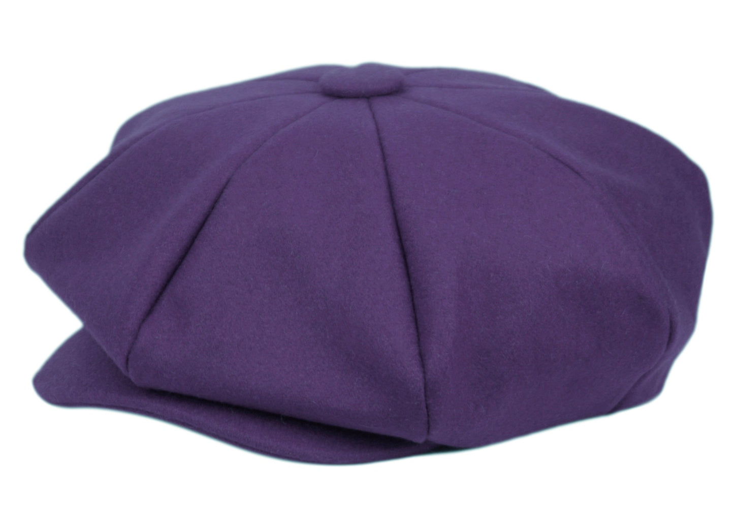Men's Crown Oversized 1930s Big Apple Cap Snap Front 100% Wool One Size (Not a regular apple hat L1778)