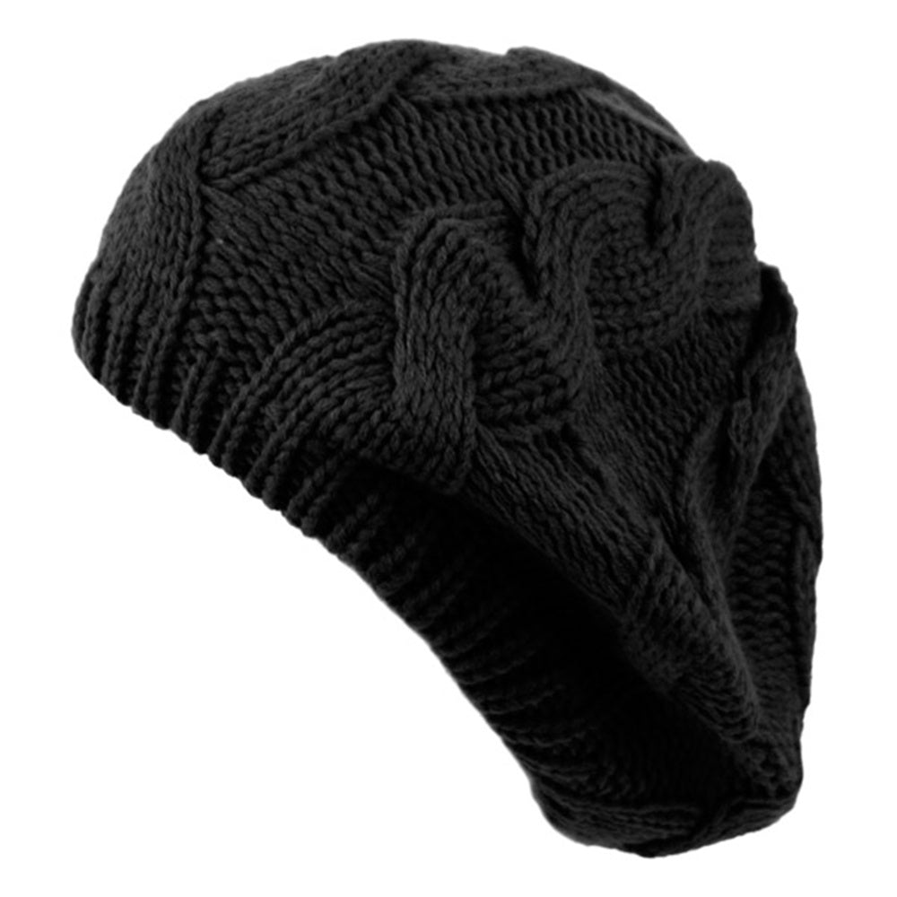 Women's Classic Crochet Knitted Beret L1709