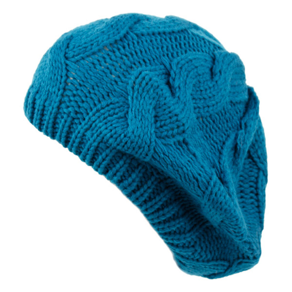 Women's Classic Crochet Knitted Beret L1709