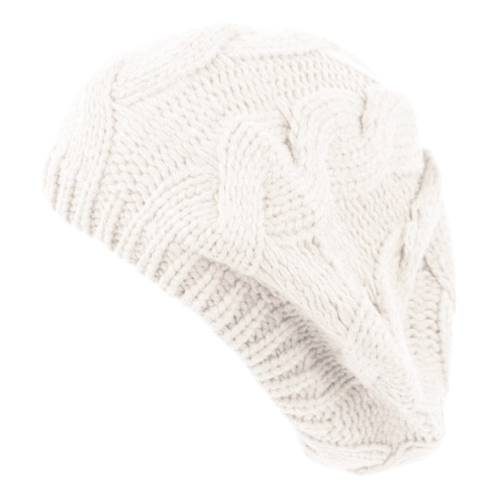 Women's Classic Crochet Knitted Beret L1709