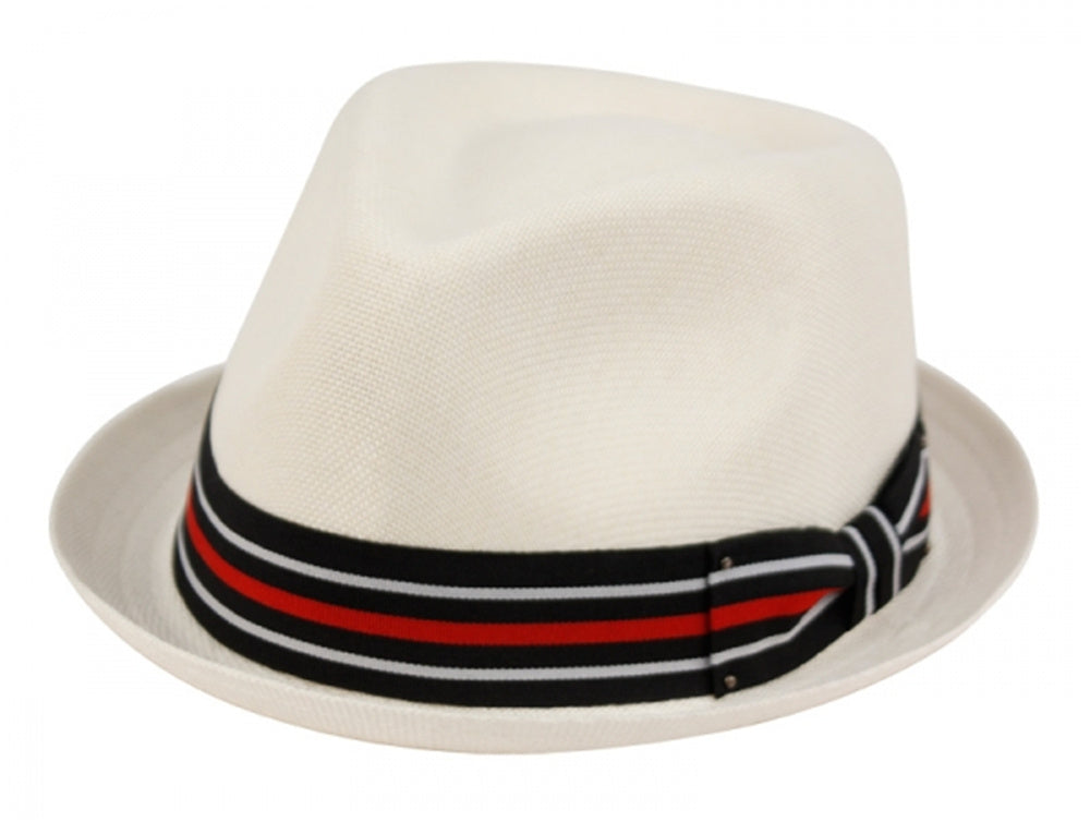 55% Linen 45% Cotton Fedora Men's Spring Summer Small Brim Light Weight L2261