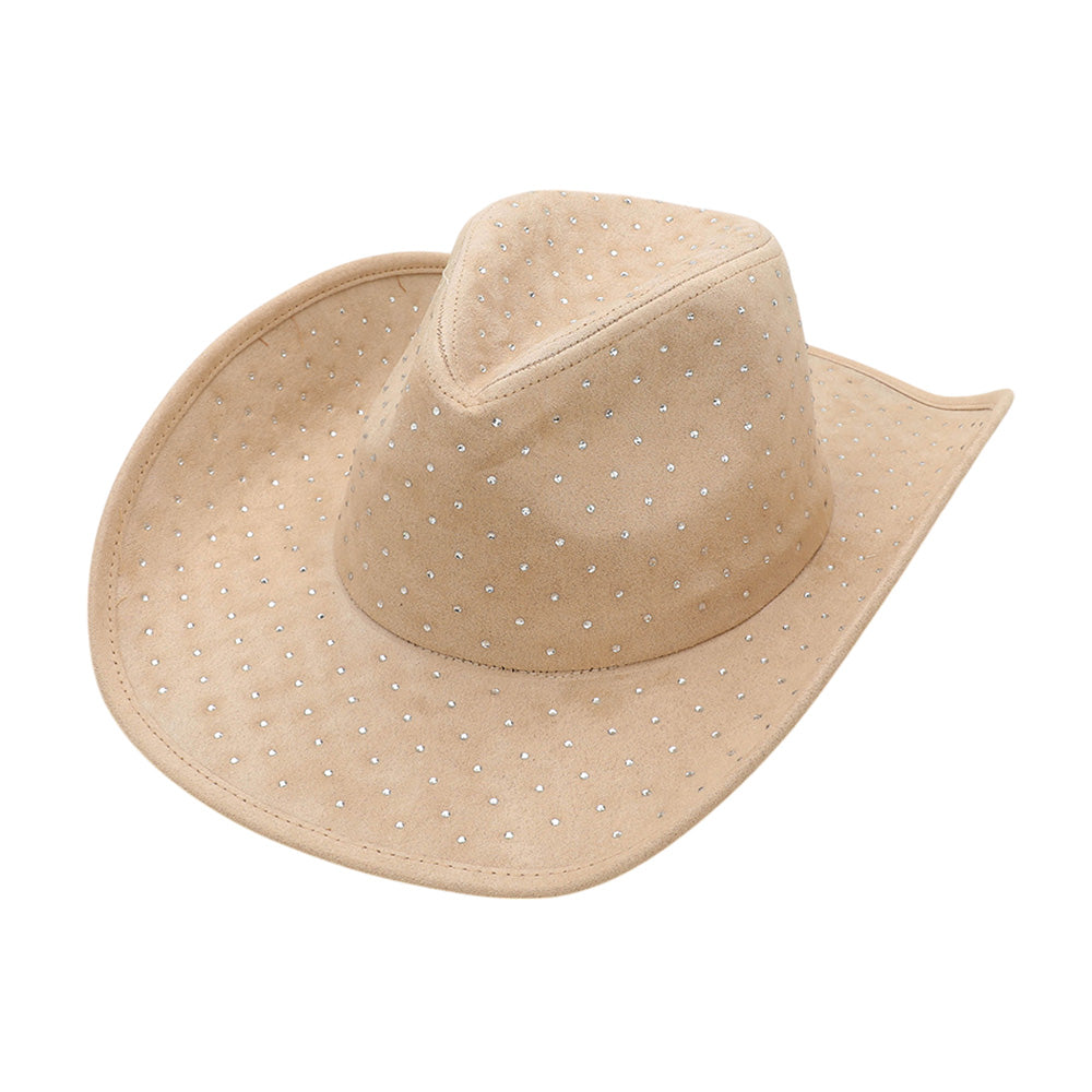 Rhinestone Denim Cowboy Hat
