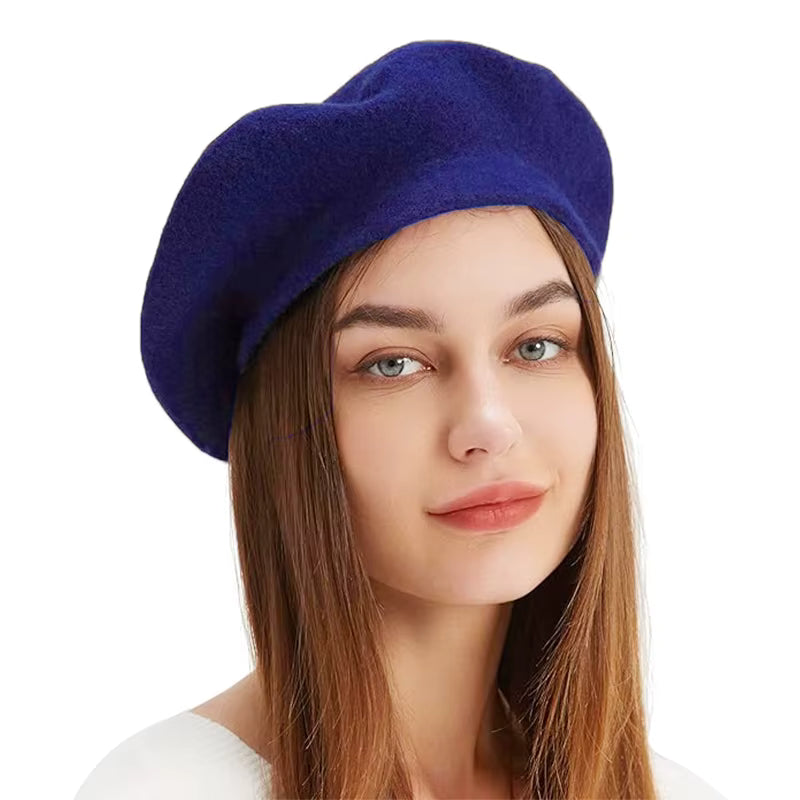Unisex 100% Wool Beret French Style Hat L004