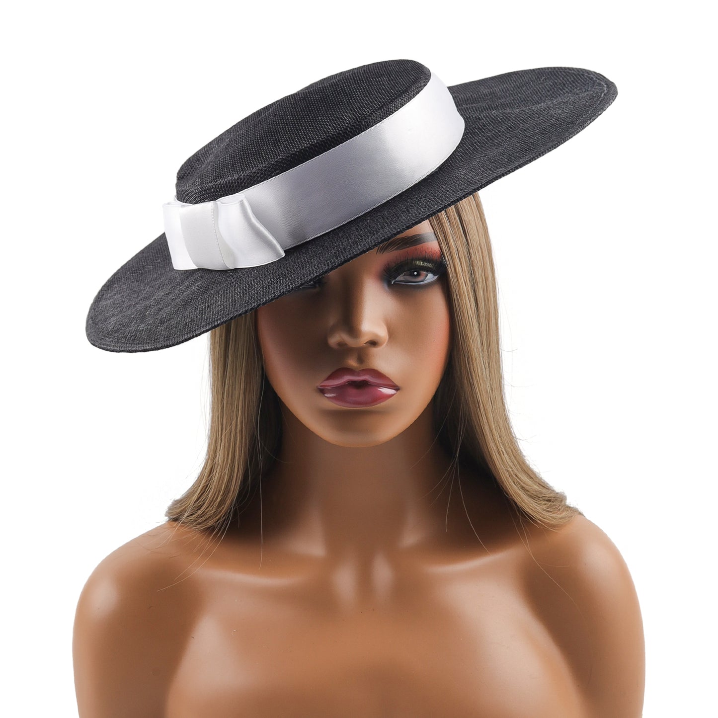 Elegant Church Hat Exaggerated Bowknot Fascinator