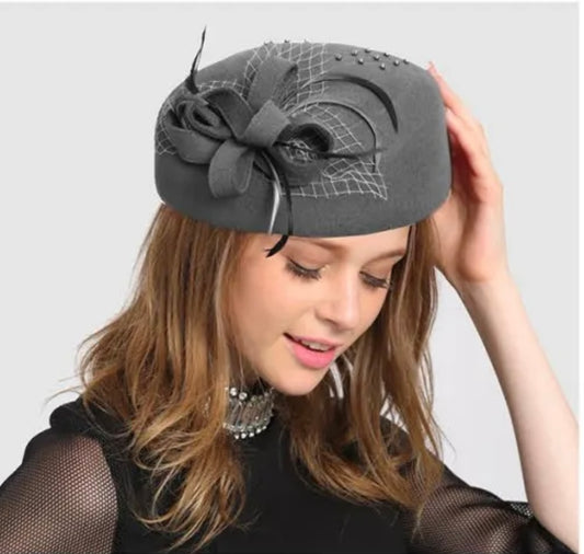 Ladies Wool Felt Fascinator Hats  L2287