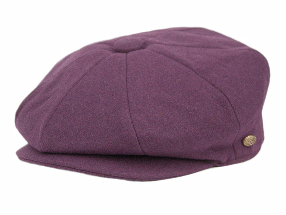 Newsboy Men's Cabbies Fall Winter Solid Classic Apple Wool Cap Golf Hat L1595
