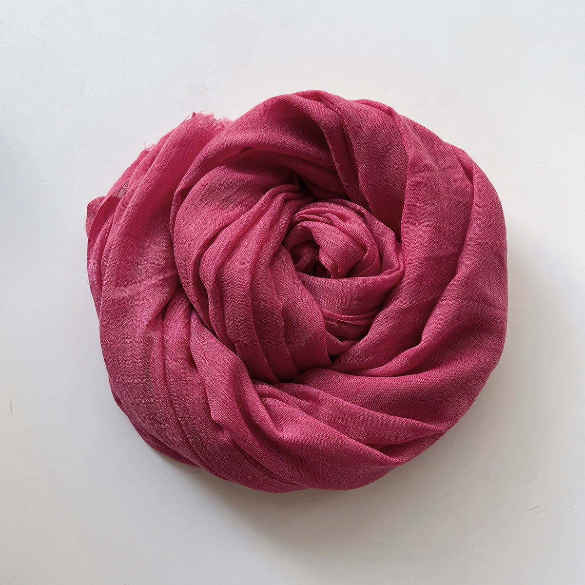 Women's Cotton Linen Feel Scarf Shawl Lightweight See Through Head Wrap For Summer Spring