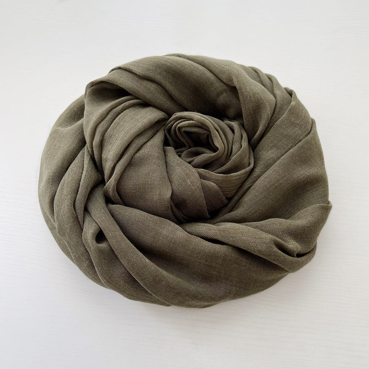 Women's Cotton Linen Feel Scarf Shawl Lightweight See Through Head Wrap For Summer Spring