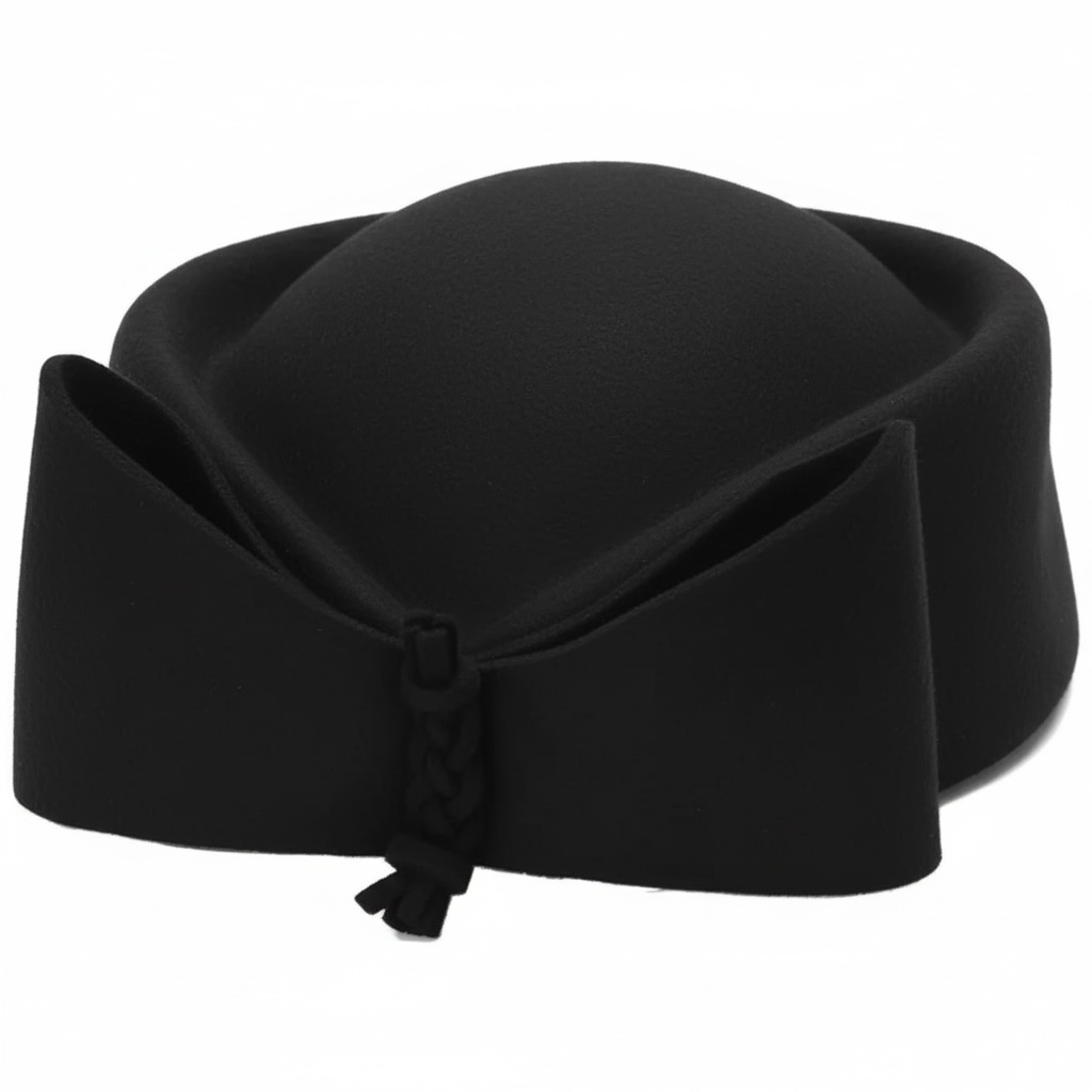 Women's Fashion Dress Hat Wool with Side Bow L6004
