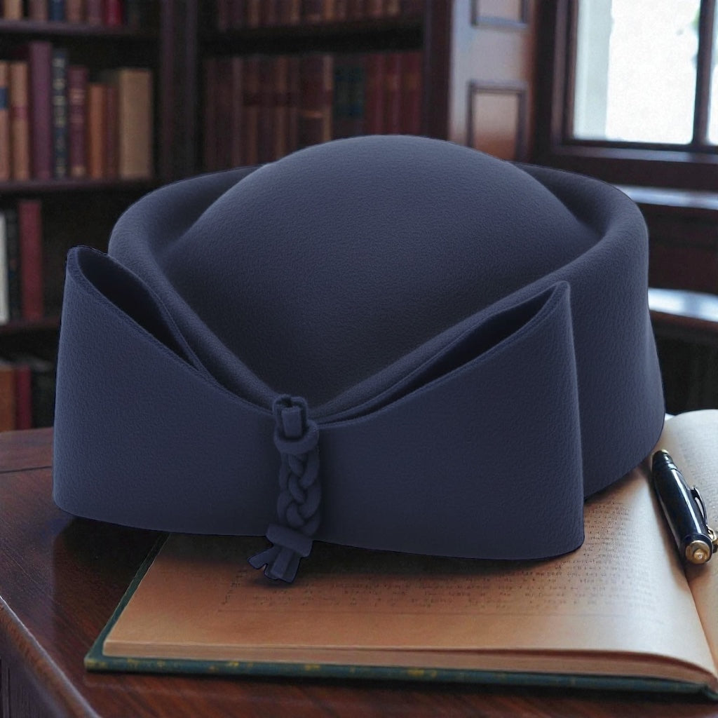 Women's Fashion Dress Hat Wool with Side Bow L6004