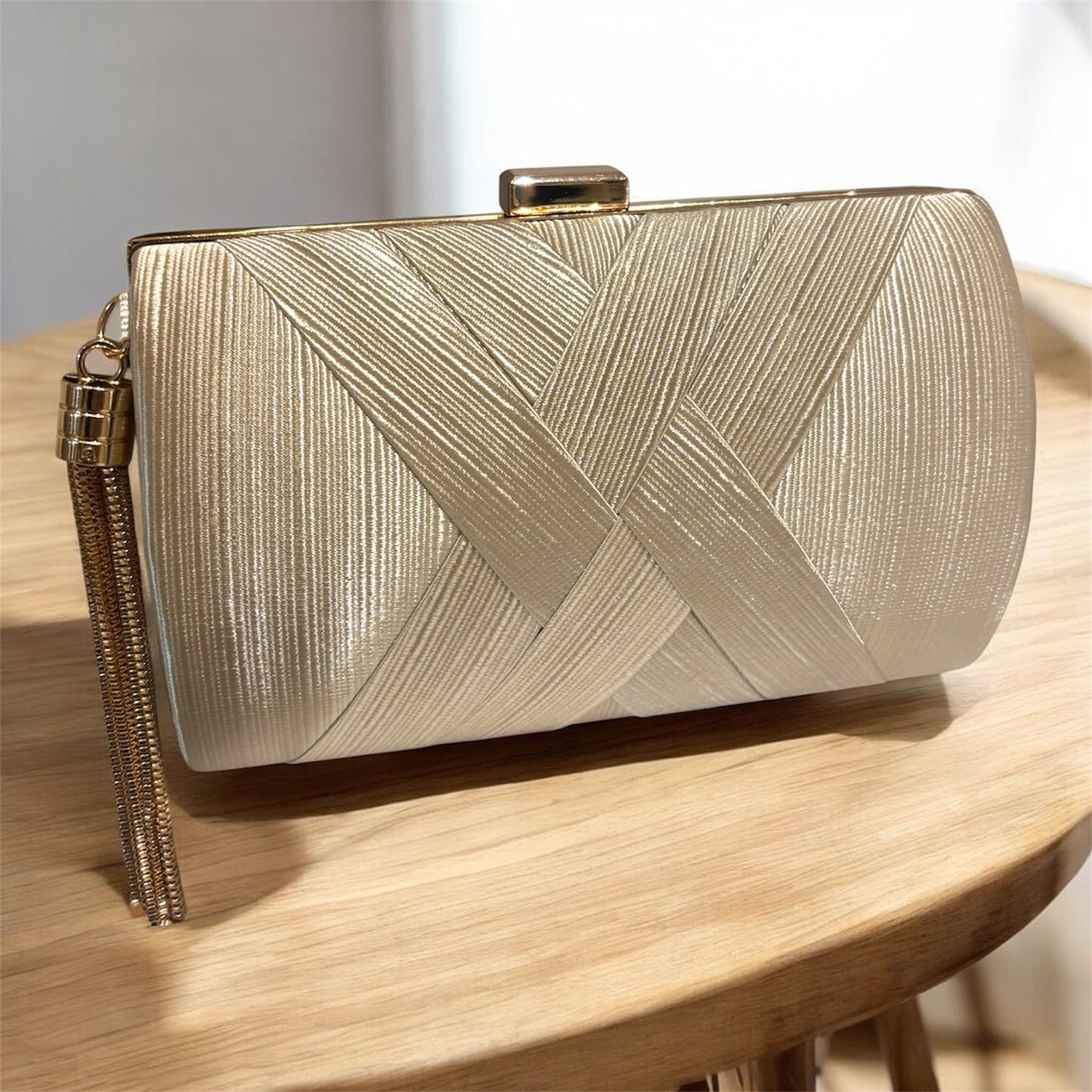 Hard Shell Evening Party Solid Color Bags for Women Satin Purses Wedding Bag 11001