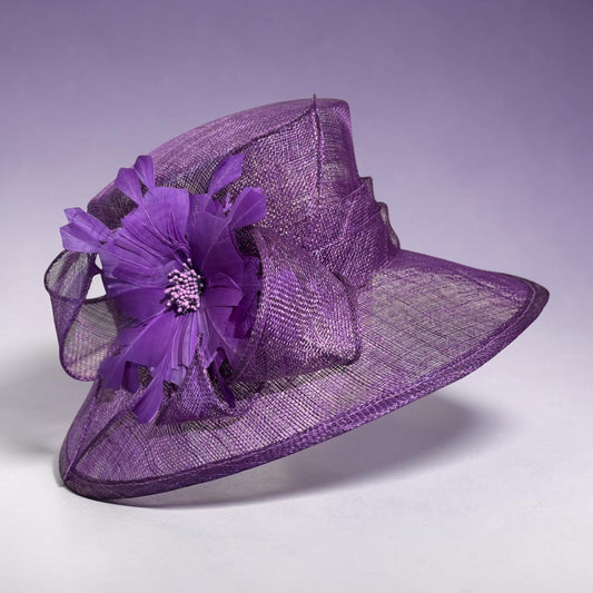 Women's Derby Tea Party 100% Sinamay Fascinator Hat 6001