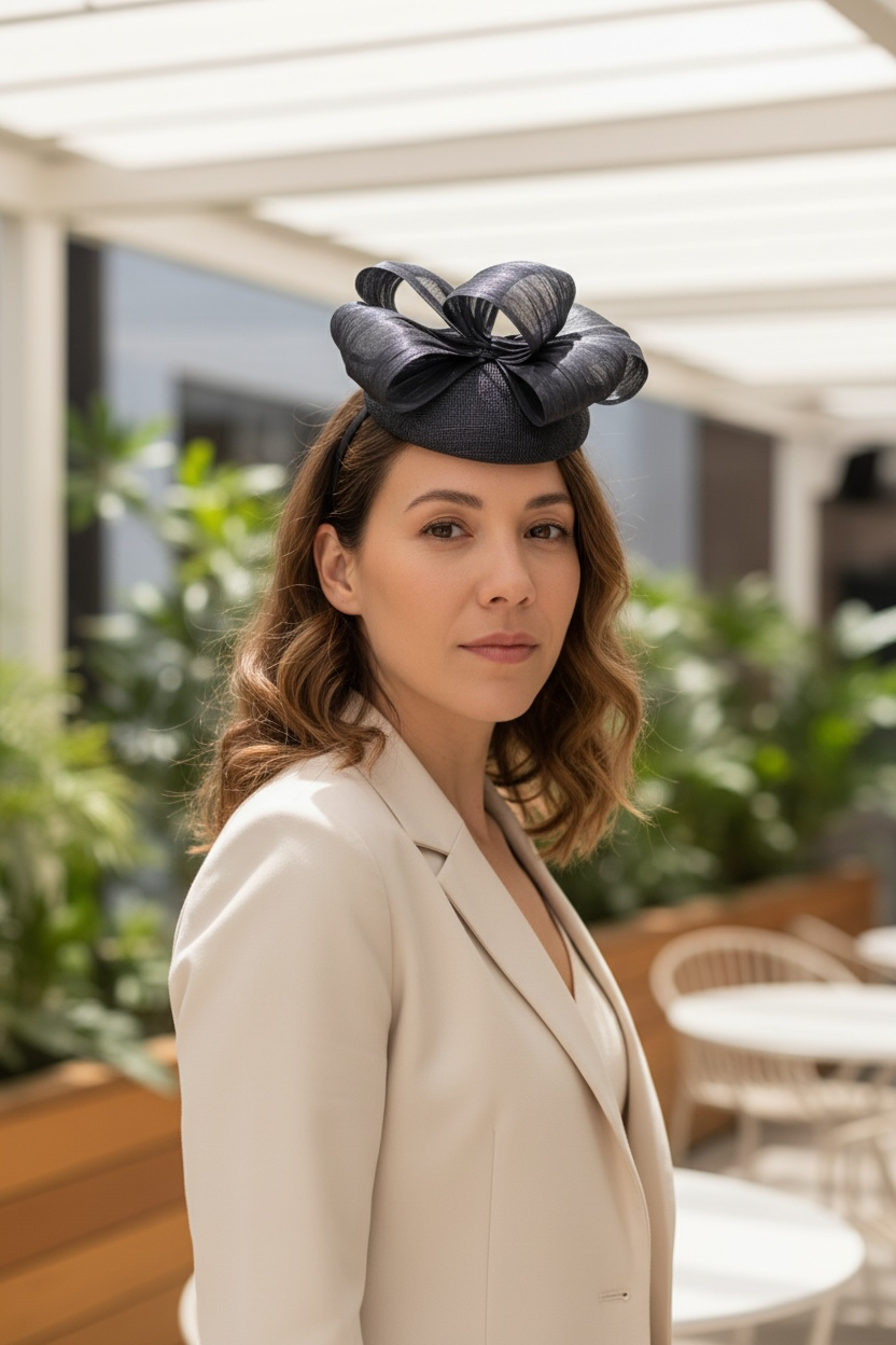 Women's Light Weight Sinamay Hat Small Brim
