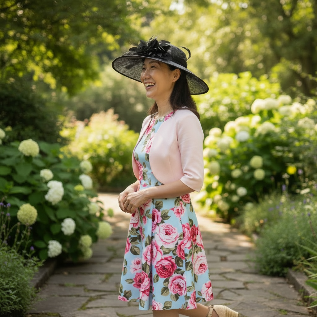 Wider Brim Women's Dressy Fascinator Church Tea Hat L