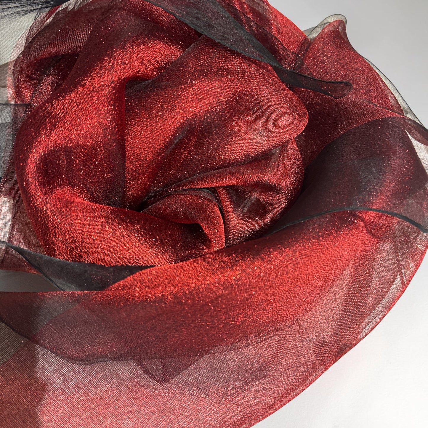Women's Dressy Shawl Wrap See Through Silk Mixed Double Layered Glittery for Party