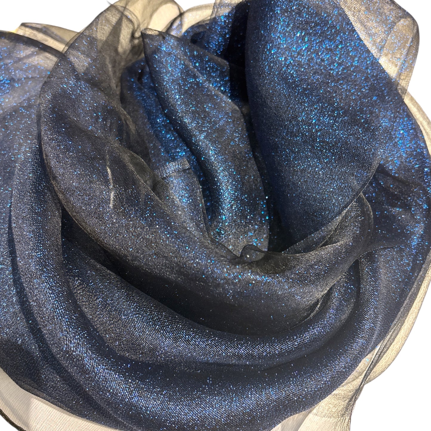 Women's Dressy Shawl Wrap See Through Silk Mixed Double Layered Glittery for Party