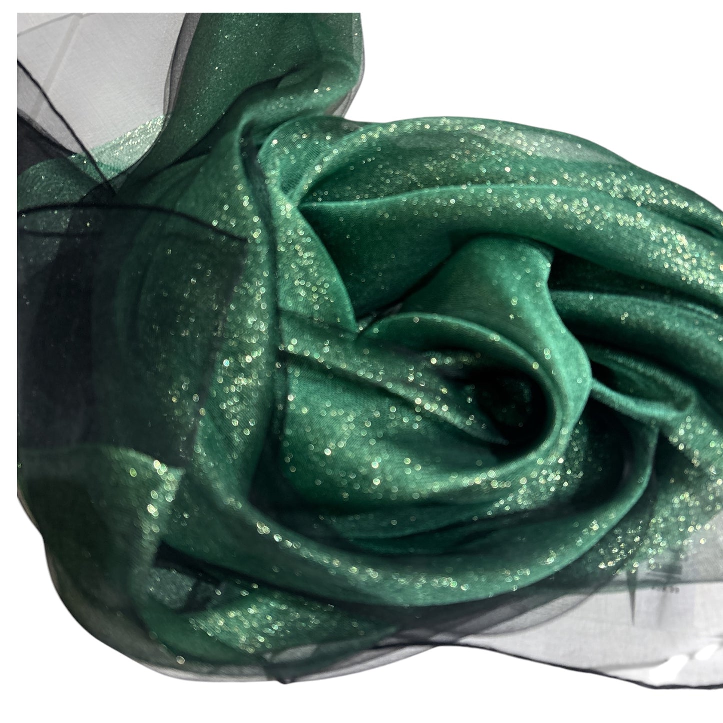 Women's Dressy Shawl Wrap See Through Silk Mixed Double Layered Glittery for Party