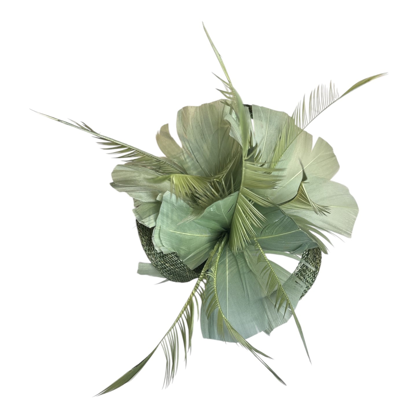 Women's Lighter Weight Feather Flower Fascinator with Back Clip
