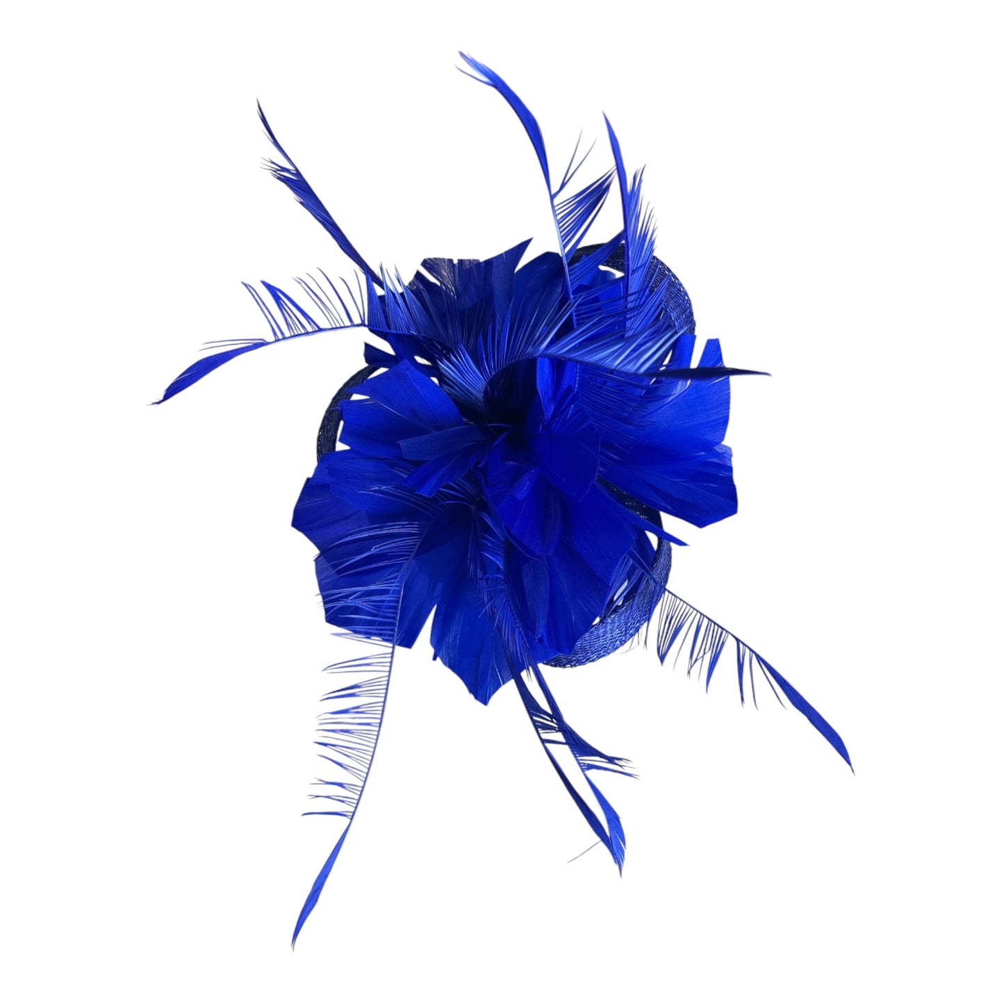 Women's Lighter Weight Feather Flower Fascinator with Back Clip